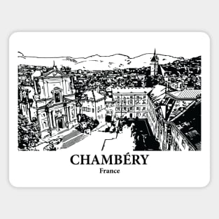 Chambéry - France Magnet